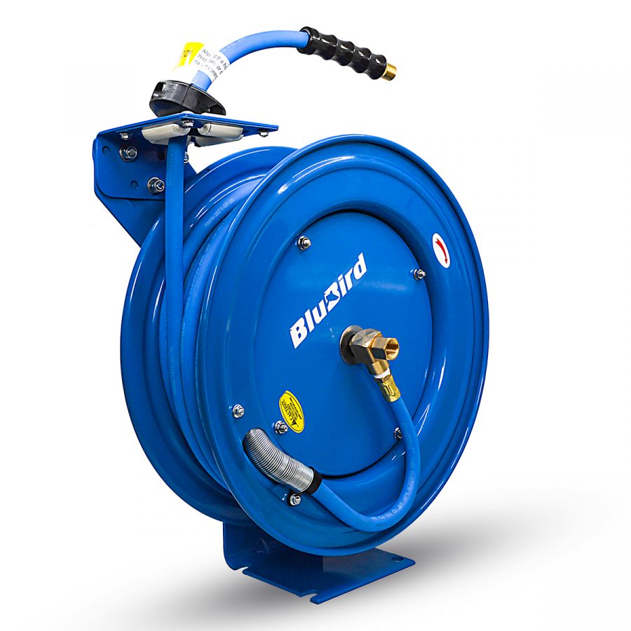 Blubird HD Air Hose Reels (Single Arm) - RMX Industries  Largest  Manufacturer & Exporter of General Purpose Hoses and Reels from India